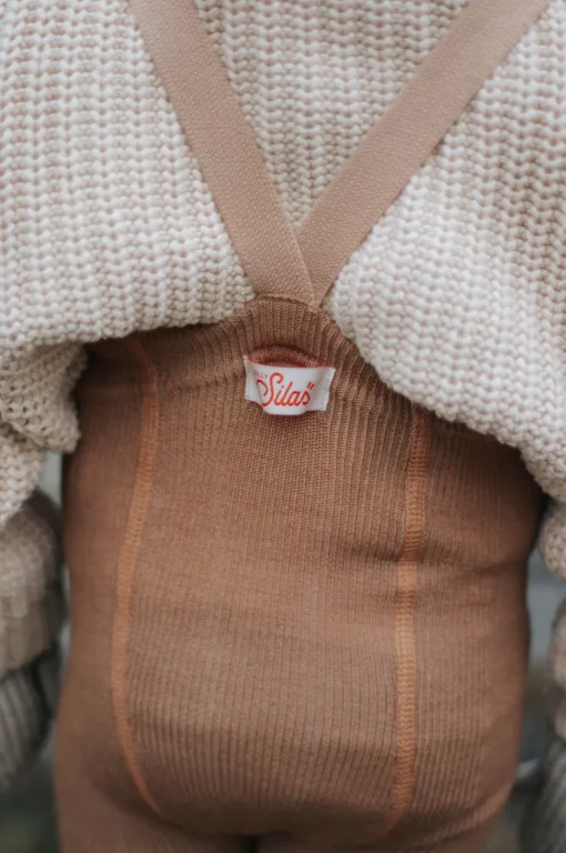 Silly Silas | Wooly Footless | Maillot Wol Cappuccino Brown