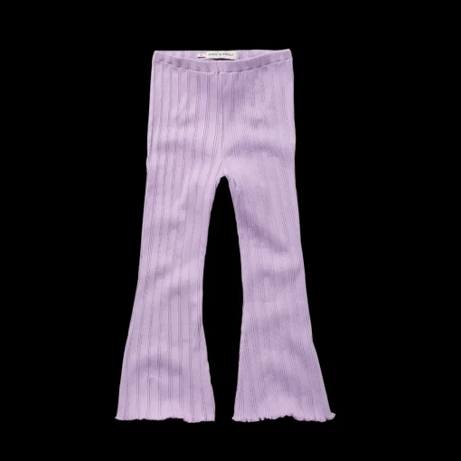 Sproet & Sprout | Flare Pants Rib | Lilac Breeze