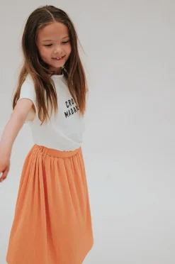 Sproet & Sprout | Midi Skirt Pleats | Rok Soft Peach