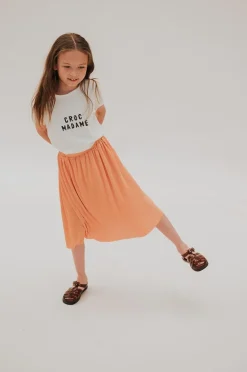Sproet & Sprout | Midi Skirt Pleats | Rok Soft Peach