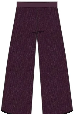 The New | Farah Glitter Wide Pants | Rose Brown