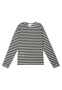 The New | Fie Rib Tee | Navy Blazer Stripe