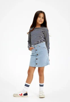 The New | Fie Rib Tee | Navy Blazer Stripe
