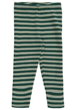 The New | Finn Rib Leggings | Green Gables Stripe