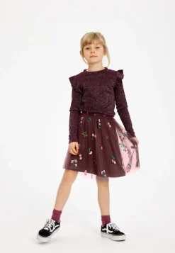 The New | Habianna Tulle Skirt | Rose Brown