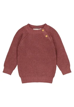 The New | Heather Glitter Pullover | Rose Brown