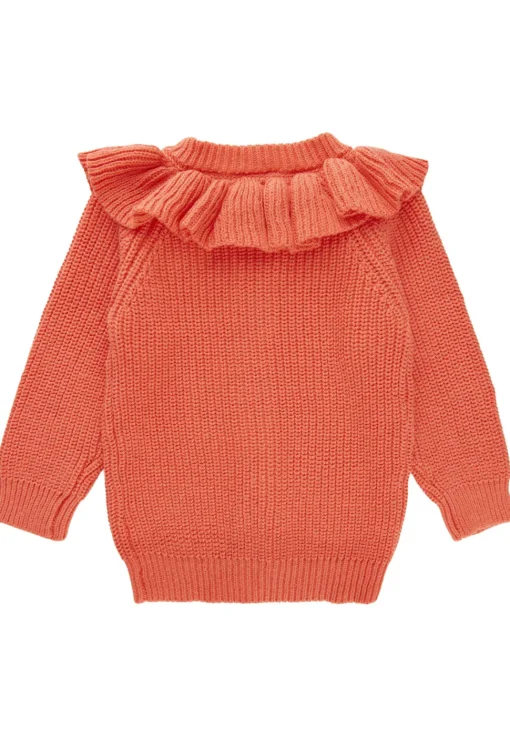 The New | Olly Collar Knit Cardigan | Emberglow