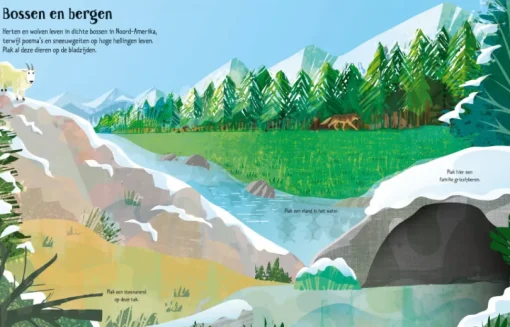 Usborne Eerste Stickerboek | Wilde Dieren