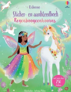 Usborne Stickerboek | Regenboogeenhoorns
