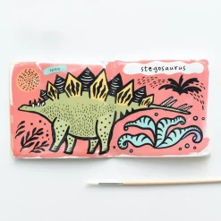 Wee Gallery | Badboekje | Kleur De Dinosaurus