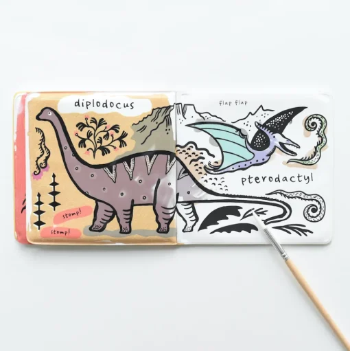 Wee Gallery | Badboekje | Kleur De Dinosaurus